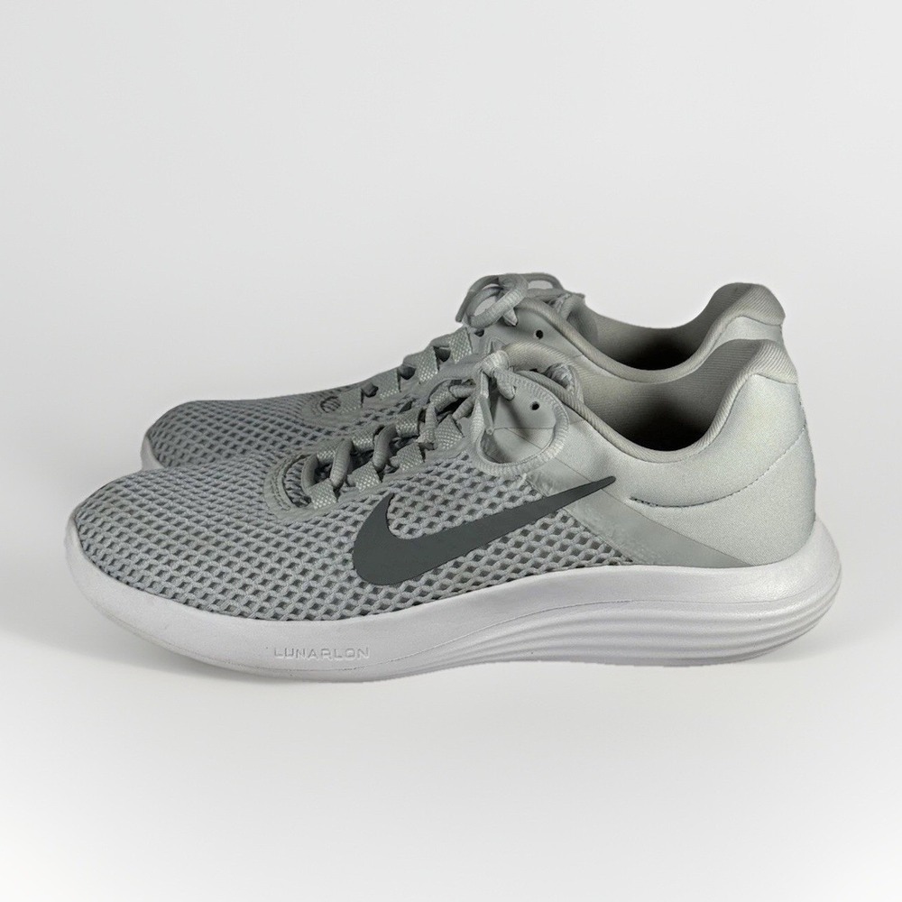Nike Lunar Apparent Wolf Grey Running Shoes 908997-011 Mens Size 9